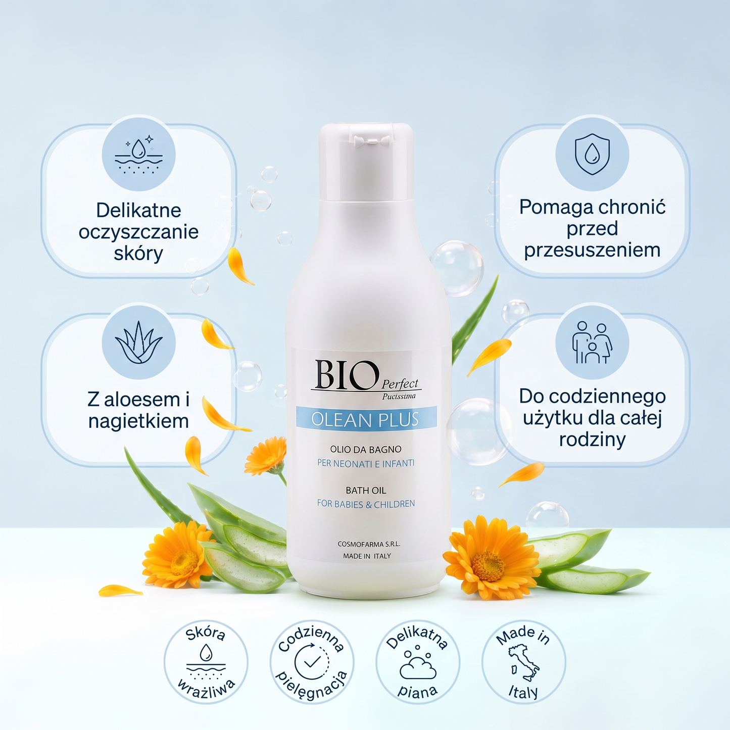 Bioperfect – Olejek dla dzieci Olean Plus 500ml